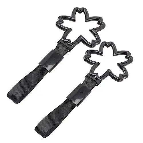 Produktbild: MUCKLILY 2 Stück Japanische Accessoires Süßes Autozubehör Auto Innenausstattung Dekoration Autodekor Auto Außenzubehör Japanisches Autozubehör Kirsch Autozubehör Schwarzer
