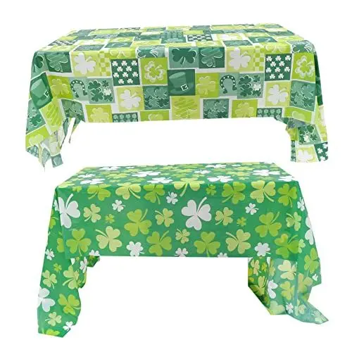 Produktbild: MUCKLILY Robuste Tischdecken Für Partys Patrick's Day-tischdecke Paddy's Day- 2 Stück