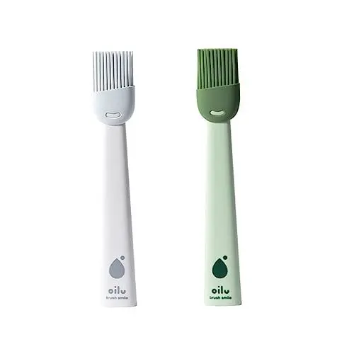 Produktbild: MUCKLILY 2st Ölpinsel Kochpinsel Bürste Für Grill Bbq Baster Grillbürste Aus Silikon Lebensmittelbürste Aus Silikon Marinadenpinsel Kieselgel Backpinsel Multifunktion