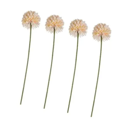 Produktbild: MUCKLILY Realistische Künstliche Löwenzahnblüten 4er-Set Kunstlöwenzahn Elegante Kunstblumen Simulierter Blumenschmuck Für Die Raumdekoration