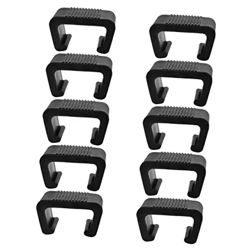 Produktbild: MUCKLILY Gartenmöbel 10St Möbelclip Rattan-Stuhl-Befestigung Terrassencouch möbel-Clips Rattan-Stuhl-Clip klammern aus Rattan Rattanstuhl Verschluss Modul Weide Kombination Plastik