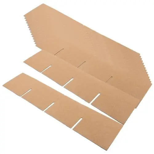 Produktbild: MUCKLILY Glastrennwand-Sets Für Den Umzug 6 Stück Glaswaren Geschirrverpackung Umzugskartons Küchen-Umzugskarton-Set Kartonverpackungsbox Gewellte Trennwände