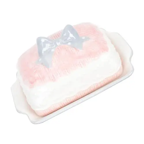 Produktbild: MUCKLILY Butterdose Mit Deckel Einzigartige Butteraufbewahrungsbox Für Die Theke Keramik-butterhalter Mit Deckel Neuartiger Butterhalter Abgedeckter Butteraufbewahrungsbehälter