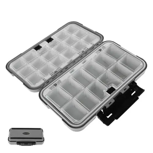 Produktbild: MUCKLILY Mehrzweck-schmuck-organizer-box: Kunststoff-halsketten- Und Armbandhalter – Reiseetui Für Accessoires Und Angelzubehör