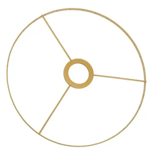 Produktbild: MUCKLILY Schattenhalter Kronleuchter Halterung Lampenschirmring Selber Machen Halterung Für Den Lampenschirmring Ringlampenschirm Selber Machen Diy Rahmen Für E27 Eisen Metall Deckenlampe