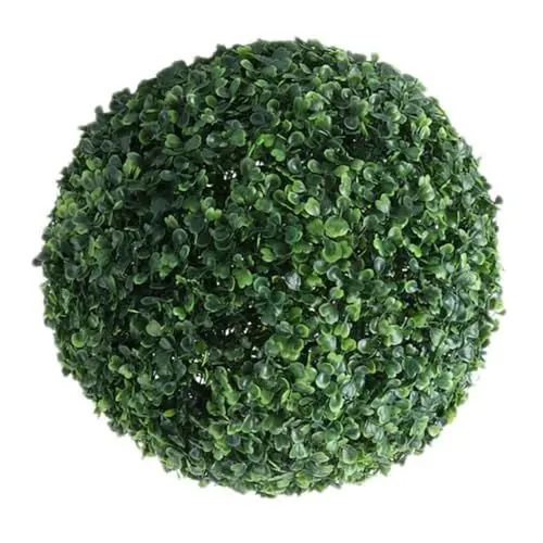 Produktbild: MUCKLILY 1stücke Künstlicher Grasball Topiary Kugel Dekorative Pflanze Für Innen Und Außendekoration Realistische Grüne Kunstpflanze Für Hochzeiten Einkaufszentren Und Wohnräume