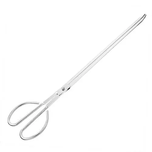 Produktbild: MUCKLILY Home Kamin Holzkohle Clip 48 Edelstahl Outdoor Müll Clip Küche Tong Für BBQ