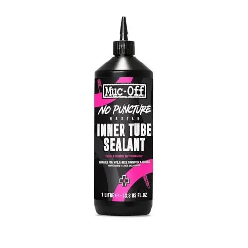 Produktbild: Muc-Off No Puncture Hassle Inner Tube Sealant Reifendichtmittel, 1 l - Hochwertiges Fahrradreifendichtmittel für die Reparatur von Innenschläuchen mit Löchern von bis zu 4 mm
