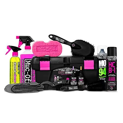 Produktbild: Muc-Off Unisex-Adult accessorio Ultimate e-Bike Bicycle kit Zubehör, Schwarz, 12-teiliges Set