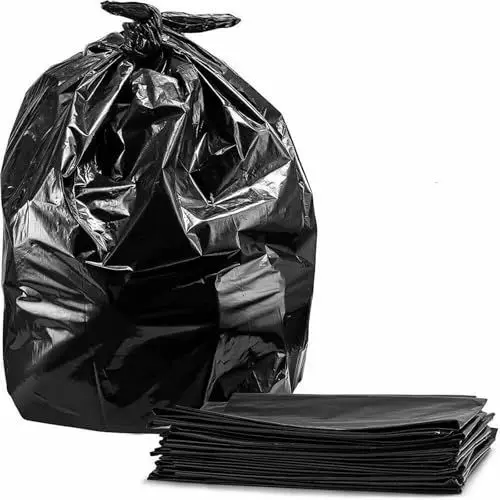 Produktbild: Müllsäcke, 100 Stück, große, schwarze, strapazierfähige Müllsäcke Türabfalleimer 2 (Black, One Size)