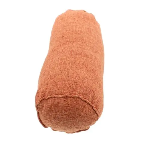 Produktbild: MUELODSIC Yoga-Hilfskissen Extra Lange Yogamatte Hartes Kissen Yoga-Kissen Polsterkissen für Beine Nackenkissen zur Linderung von Nackenschmerzen PP Baumwolle Orange