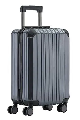 Produktbild: Münicase M816 TSA-Schloß Koffer Reisekoffer Trolley Kofferset Hardschale Boardcase Handgepäck (Grey, Kleiner Koffer)