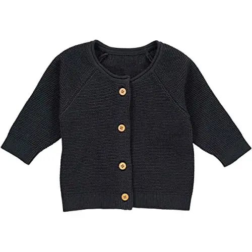 Produktbild: Müsli by Green Cotton Baby - Jungen Knit Baby Cardigan Sweater, Night Blue, 86 EU