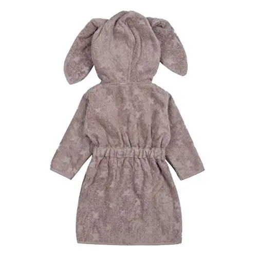Produktbild: Müsli by Green Cotton Baby - Mädchen Bathrobe bunny, Rose Wood, 86 EU