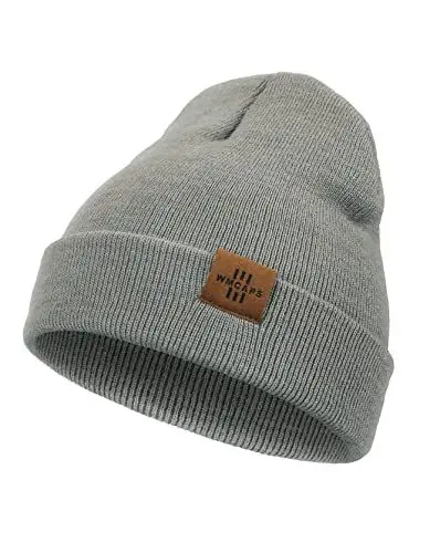 Produktbild: Mütze Kinder Jungen, Warme Weiche Wintermützen für Mädchen Kleinkind Baby, Doppellagige Strickmütze Kinder (Grau)