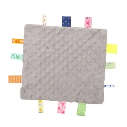 Produktbild: Mütze aus Kaschmir babyschnuller babyfüßlinge schmusedecke -kuscheldecke comforters Neugeborenes Plüschtier Kinderhandtuch Kleinkinder Handtuch Flanell Grey COOPHYA