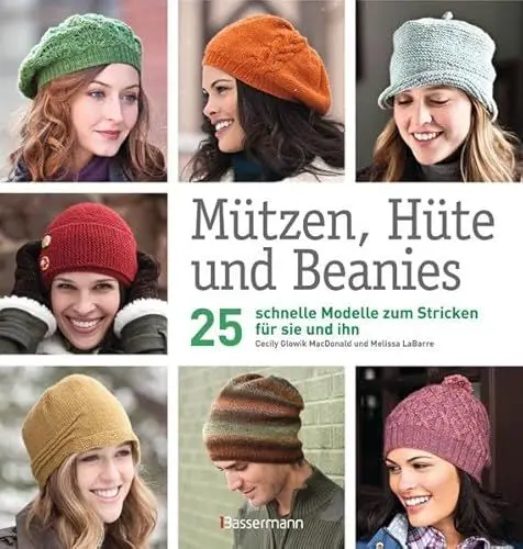 Produktbild: Mützen, Hüte und Beanies: 25 schnelle Modelle zum Stricken für sie und ihn