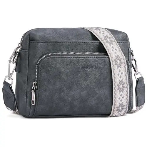Produktbild: MUIIKOLA Umhängetasche Damen,Crossbody Bag Klein，Damen-umhängetaschen PU Leder mit Verstelbaar Schultergurt