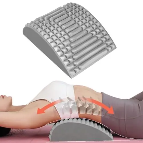 Produktbild: Muligheter Neck & Back Stretcher, Rückenstrecker & Nacken-Traktionskissen 2 In 1, Back Nacken und Nackenstrecker Chiropraktik-Kissen für Herniated Disc, Sciatica, Scoliosis