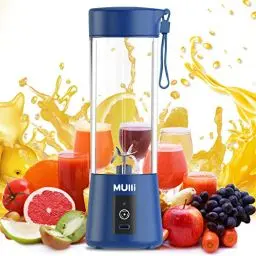 Produktbild: Mulli Tragbarer Mixer,Aufgerüstete Version Mini-Mixer für Frucht-Smoothies und Shakes, USB-aufladbarer Entsafter für Babynahrung, Fitnessstudio, Reisen und mehr