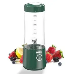 Produktbild: Mulli Tragbarer Mixer, USB-C wiederaufladbarer persönlicher Mixer für Smoothie und Shakes, Mini-Mixer mit sechs Klingen für Babynahrung, Reisen, Fitnessstudio