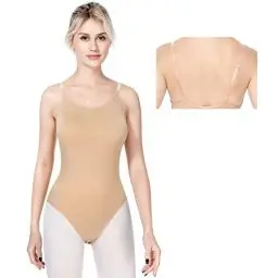 Produktbild: Mulnall Turnanzug Mädchen Ballettanzug Ballett Damen Nahtlose Ballettanzug Tanzen Unterwäsche für Kinder und Erwachsene Nude(8A14)