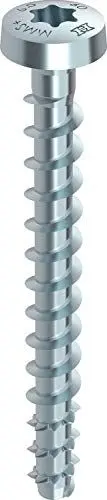 Produktbild: MULTI-MONTI-plus Betonschraube blau verzinkt Panhead mit TX 7,5x40 - 100 Stück
