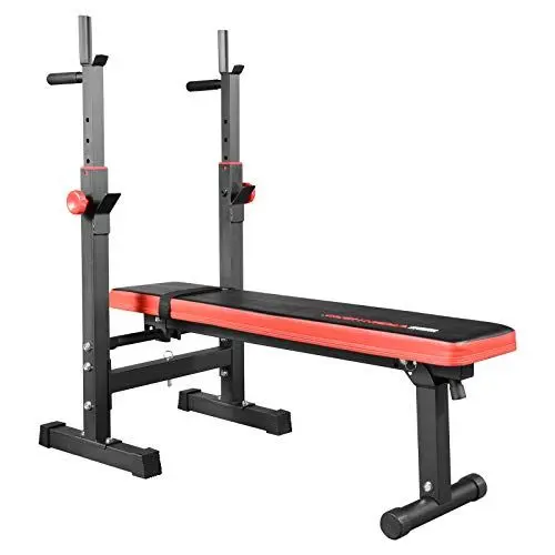 Produktbild: Multifunktion Hantelbank Blackcombo klappbar/Drückerbank Trainingsbank mit Hantelablage/geprüfte und zertifizierte Qualität nach EN957