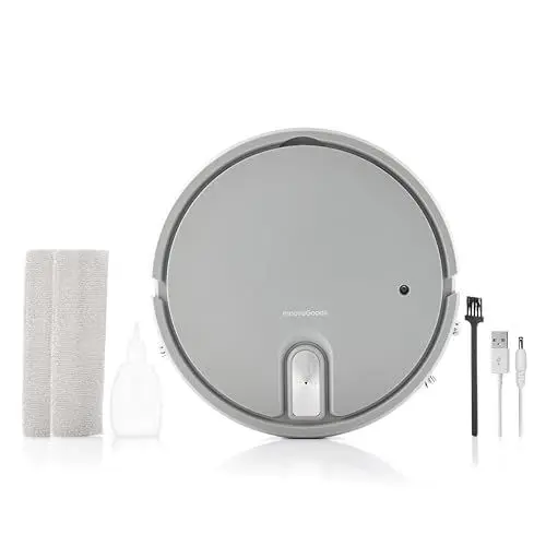 Produktbild: InnovaGoods Multifunktionaler wiederaufladbarer Staubsaugerroboter 5 in 1 Varob, Grau