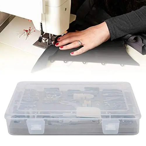 Produktbild: Multifunktionales Nähmaschinen-Nähfuß-Set – Langlebig, Professionelles Nähhandwerk – für Nähset, Nähnähfuß – aus Metall – 30 Stück