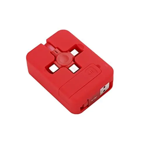 Produktbild: Multi-Ladekabel Einziehbares 3-in-1-Ladekabel Micro-USB-Kabel Drei-in-Eins-Ladekabel Rolle Schnellladekabel 3 in 1 Ladekabelrolle Handyhalter (Flammenrot)