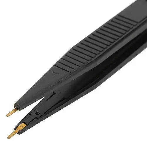 Produktbild: Multimeter-Teststift, Instrumentenklemmsonde mit Rutschfestem Design, Abgeschirmtes Koaxialkabel, ABS-Material, für die Prüfung von SMD-Komponenten