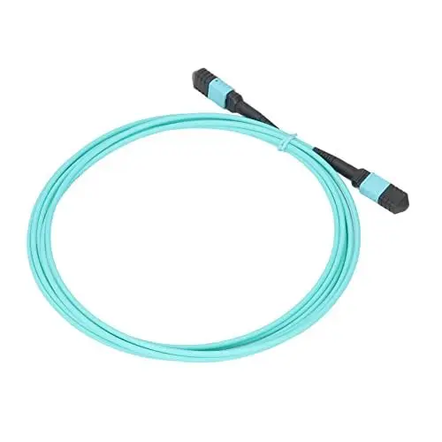 Produktbild: Multimode-Glasfaserkabel, Multimode-Glasfaserkabel 8-adrig, 10 GB MPO zu MPO OM3 Glasfaser-Patchleitung, Multimode-Glasfaserkabel-Jumper, Elektronisches Kabel