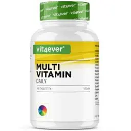Produktbild: Multivitamin Daily - 450 Tabletten mit Bioaktiv-Formen - 15 Monate Vorrat - Wertvolle Mineralien & alle A-Z Vitamine - Vegan