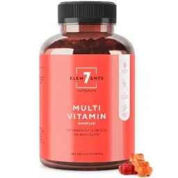 Produktbild: Multivitamin Gummies Fruchtgummis mit Vitamin A B6 C D E Biotin Niacin Folat | Immunsystem Multi Vitamingums Frucht Gummi Bärchen Vitamingummibärchen | Gummibärchen ohne Zusätze | Gum Vitamingummi