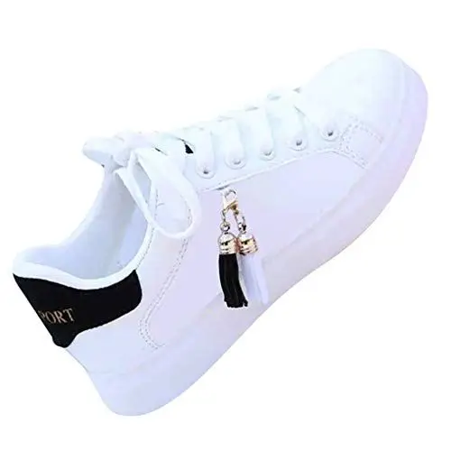 Produktbild: Mumuj Diabetiker Schuhe Trainingsschuhe Herren Frauen Schuhe im freien beiläufige Flache Mesh-Schuhe Frauen Top Weiße Sneakers Damen Weiße Damen Sneakers Elegant (Black, 35 1-35码)