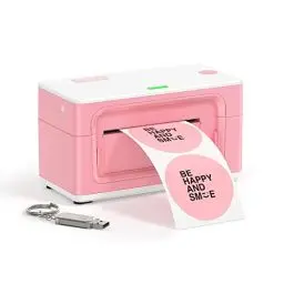 Produktbild: MUNBYN Etikettendrucker DHL Labeldrucker für Versandpakete Etiketten 4XL Etikettendrucker USB Label Printer Thermodrucker für Amazon Etsy Ebay Shopify DHL UPS DPD FedEx GLS Hermes