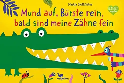 Produktbild: Mund auf, Bürste rein, bald sind meine Zähne fein: Ein zauberhaftes Dreh-, Schüttel- und Mitmachbuch für kleine Zahnärzte (Mitmach-Reihe)