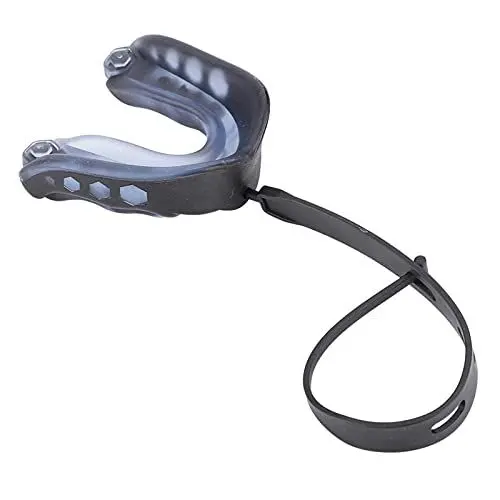 Produktbild: Mundschutz für Erwachsene mit Lebensmittelechtem EVA, GEL-FTM-Polster, Optimaler Schutz, für Boxen, Basketball, Rugby (Blau)