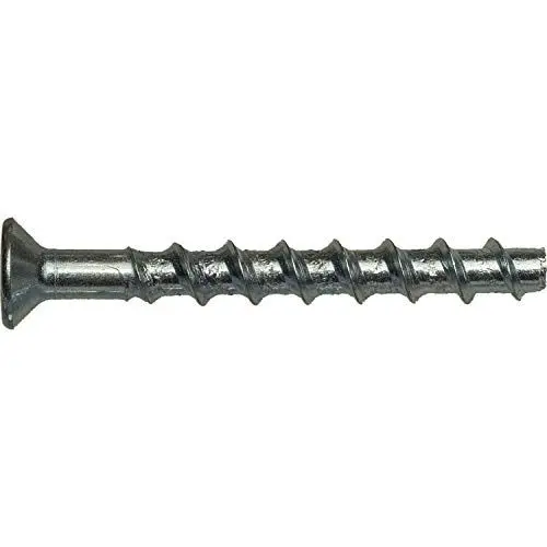 Produktbild: MUNGO 5510614 Betonschraube MCS-SK 6x140-Stahl verzinkt Inhalt: 100 Stück, Silber, 6x140