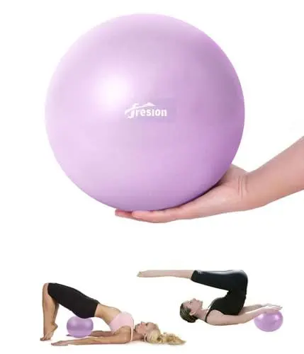 Produktbild: Mupack Gymnastikball Klein Pilates Ball - 25 cm Yoga Pilates Ball Kleine Übung Ball,Dicker Anti-Burst Gymnastikball, Rutschfester&Superleichter Soft Pilates Ball, Fitness Ball für Yoga