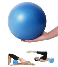 Produktbild: Mupack Gymnastikball Klein Pilates Ball - 25 cm Yoga Pilates Ball Kleine Übung Ball, Mini Yoga Ball, Soft Gymnastikbälle Kinder, Petziball,Sitzball,Fitness Ball für Yoga,Heim, Büro(Blau)