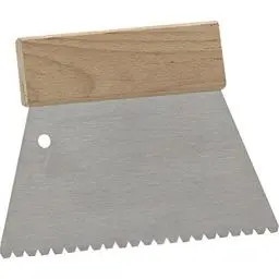 Produktbild: Murexin Zahnspachtel B3, 200 mm, Maurerkelle mit Holzgriff, 27958