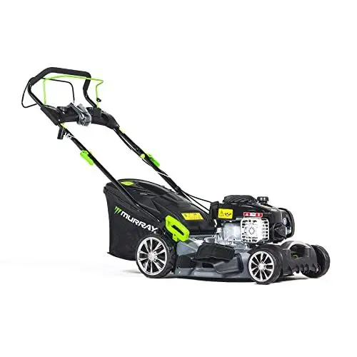 Produktbild: Murray Rasenmäher Benzin EQ2-500 - Selbstfahrender 4-in-1 Benzin-Rasenmäher, 46 cm - 50L Grasfangkorb für Kleine und Mittelgroße Rasenflächen - Benzinrasenmäher mit Briggs & Stratton Motor