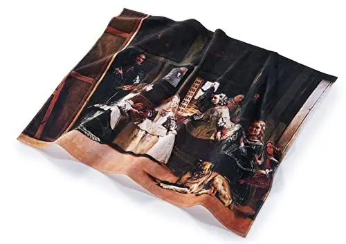 Produktbild: Musearta Unisex Strandhandtuch mit dem Motiv Las Meninas des Künstlers Diego Velázquez aus Baumwolle in der Größe 120x150 cm, BT-DV-LM-V424221
