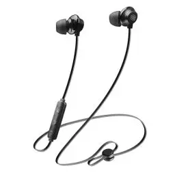 Produktbild: Music Sound | In-Ear-Kopfhörer Bluetooth Kabellose Loop Style | Bluetooth-Kopfhörer mit Mikrofon für Universelles Smartphone – Integrierte Fernbedienung – 6h Akku – Farbe Schwarz