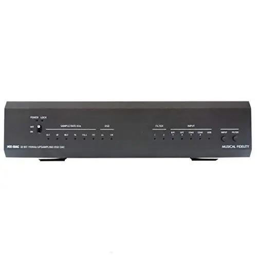Produktbild: Musical Fidelity MX-DAC schwarz - 2-Kanal D/A-Wandler mit RCA-Stecker und 2-Volt Ausgangsspannung