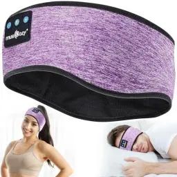 Produktbild: MUSICOZY Schlafkopfhörer Bluetooth Stirnband, Sport-Kopfhörer Schlaf Kopfhörer Lange Spielzeit Kopfhörer Schlafen Schlafstirnband mit HiFi-Stereo, Ergonomisch Tech Gadgets für Männer/Frauen