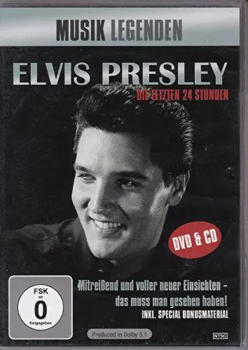 Produktbild: Musik Legenden: Elvis Presley – Die letzten 24 Stunden (DVD + CD)