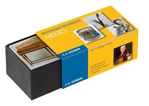 Produktbild: Musikinstrumente. Memo: Gedächtnisspiel mit Motiven aus dem Grassimuseum in Leipzig